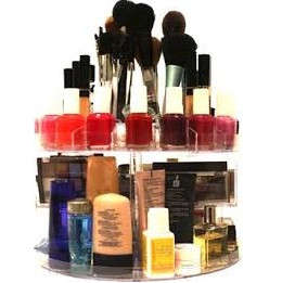 Glam Caddy Versatile Rotating Cosmetic Organiser - Holds upto 200 Items