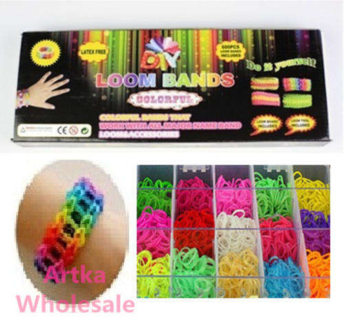 USA HOT SELL -- Rainbow Loom Bands Kit Set  -- Swept the world