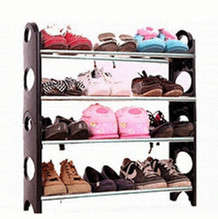 12 PAIRS STACKABLE SHOE RACK