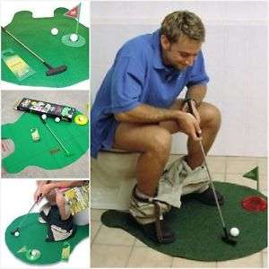 The Potty Putter ! The toilet time golf game ! !