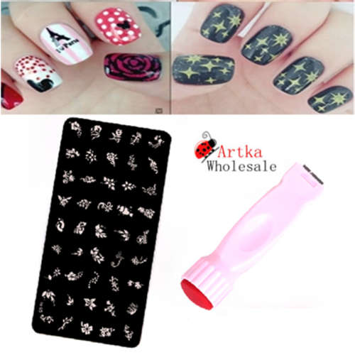Salon express nail art stamping kit