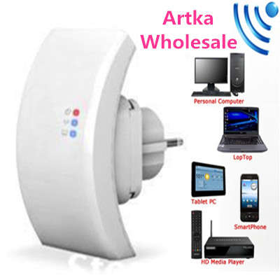 802.11N Network Router Range Expander Up to 300M - Wireless-N Wifi Repeater