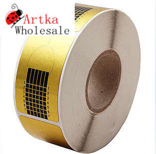 Square Shape Acrylic Nail Forms 500 Thick Nail Forms