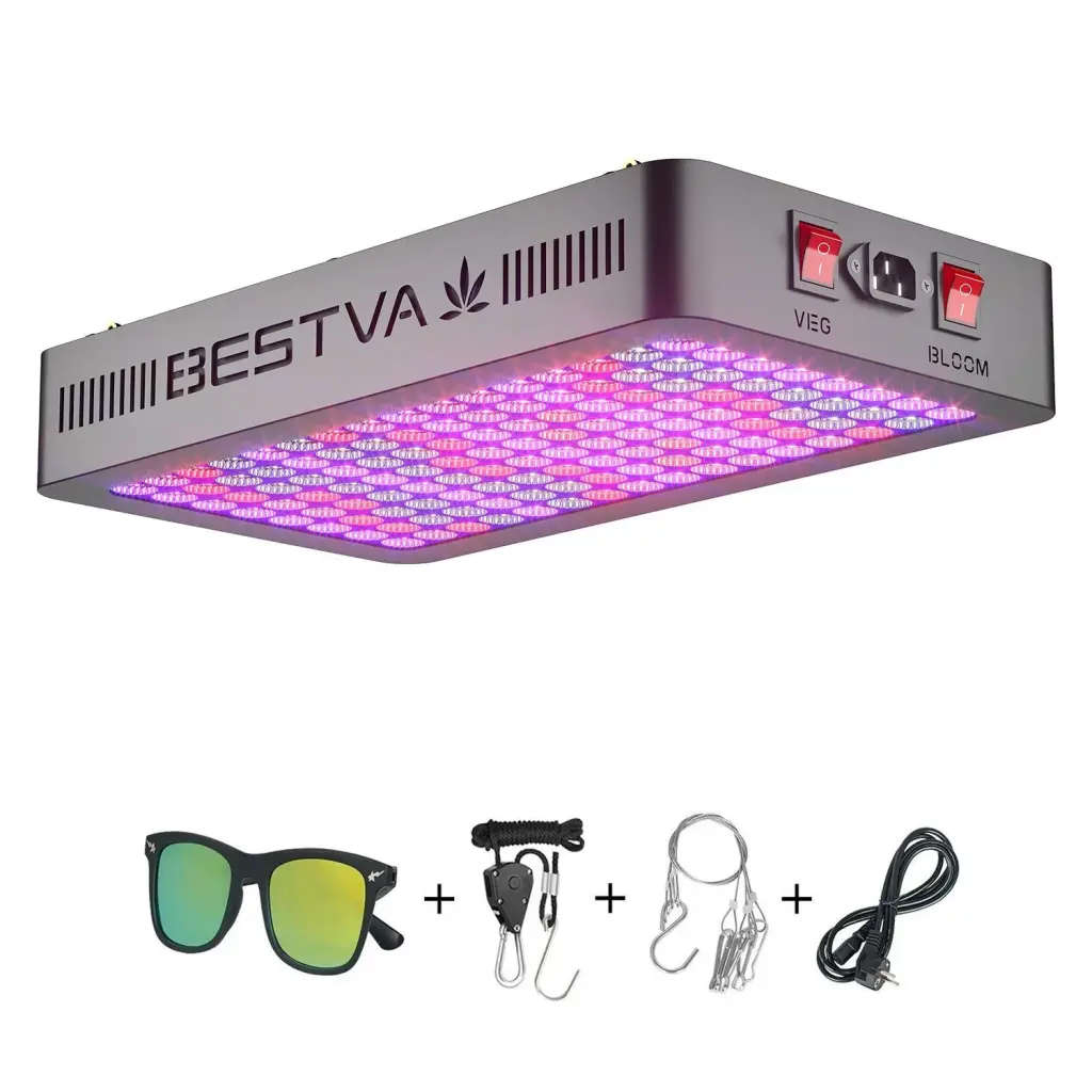 BESTVA 2000W Full Spectrum LED Grow Light