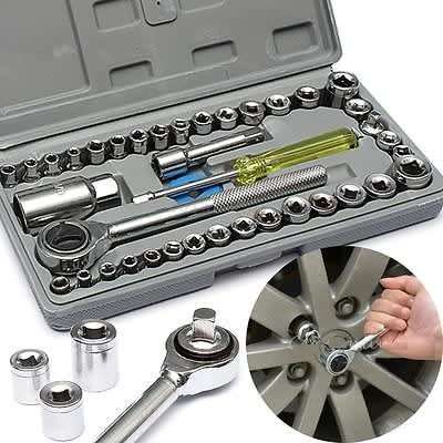 40 Piece Combination Socket Wrench Set
