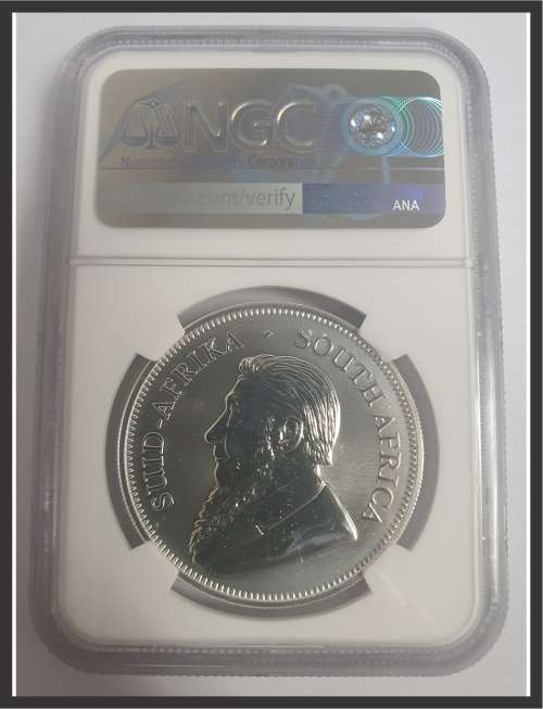2017 SA Silver Kruger Rand // NGC SP 69 // See picture of actual coin // Very nice Coin!!