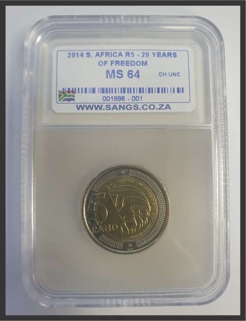 2014 20 Years of Freedom SA R5 // SANGS MS 64