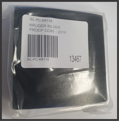 2018 PROOF SILVER KRUGERRAND // STILL SEALED IN BOX // CRAZY WEDNESDAY