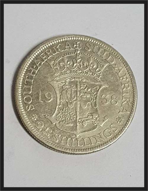 ZAR 1938 2 1/2 Shillings // See picture of actual coin