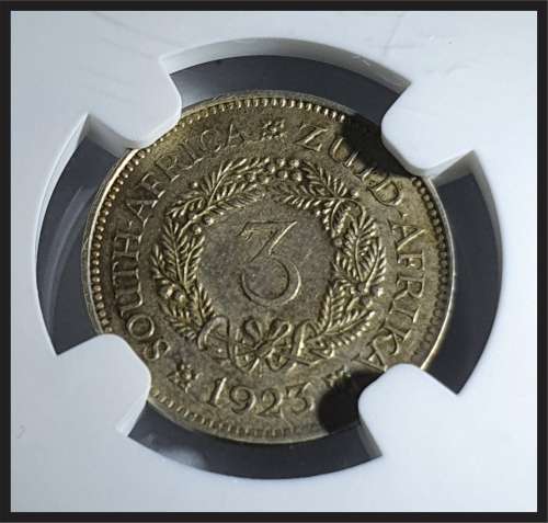SCARCE!!! SA 1923 3D // NGC AU 58 // HIGH CATALOGUE VALUE