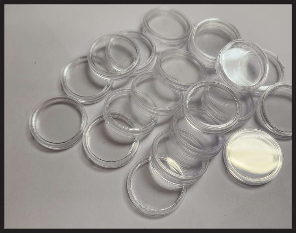 20 X EMPTY R5 COIN CAPSULES