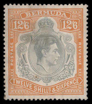 Cat.value R2 200-00.  Bermuda 12/6 mounted mint as per scan.