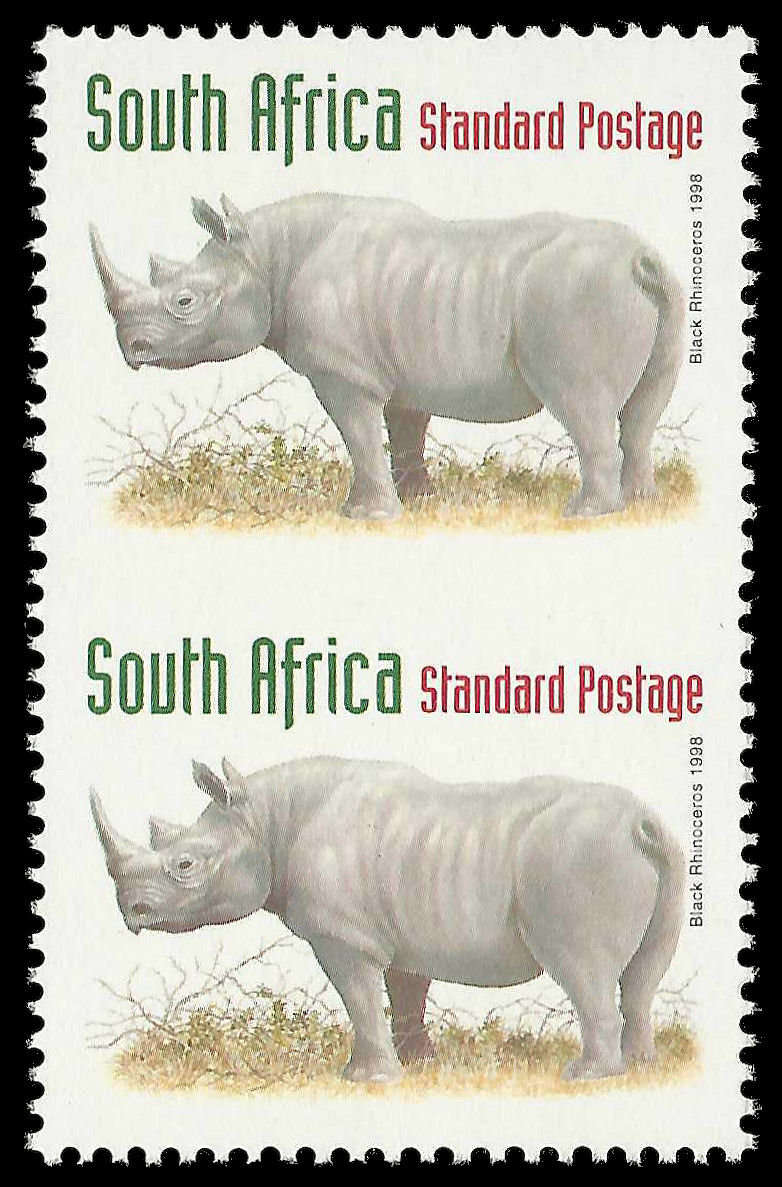 R.S.A.  Imperf between.  Almost without doubt ex booklet pane.  Superb unmounted mint.