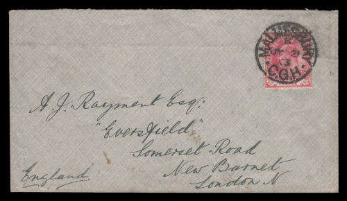 Cover from Malmesbury to London as per scan.