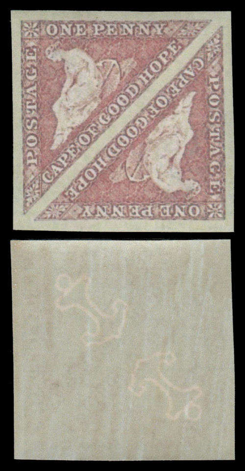 Cape of Good Hope.  Cape Triangular Forgery as per scan.