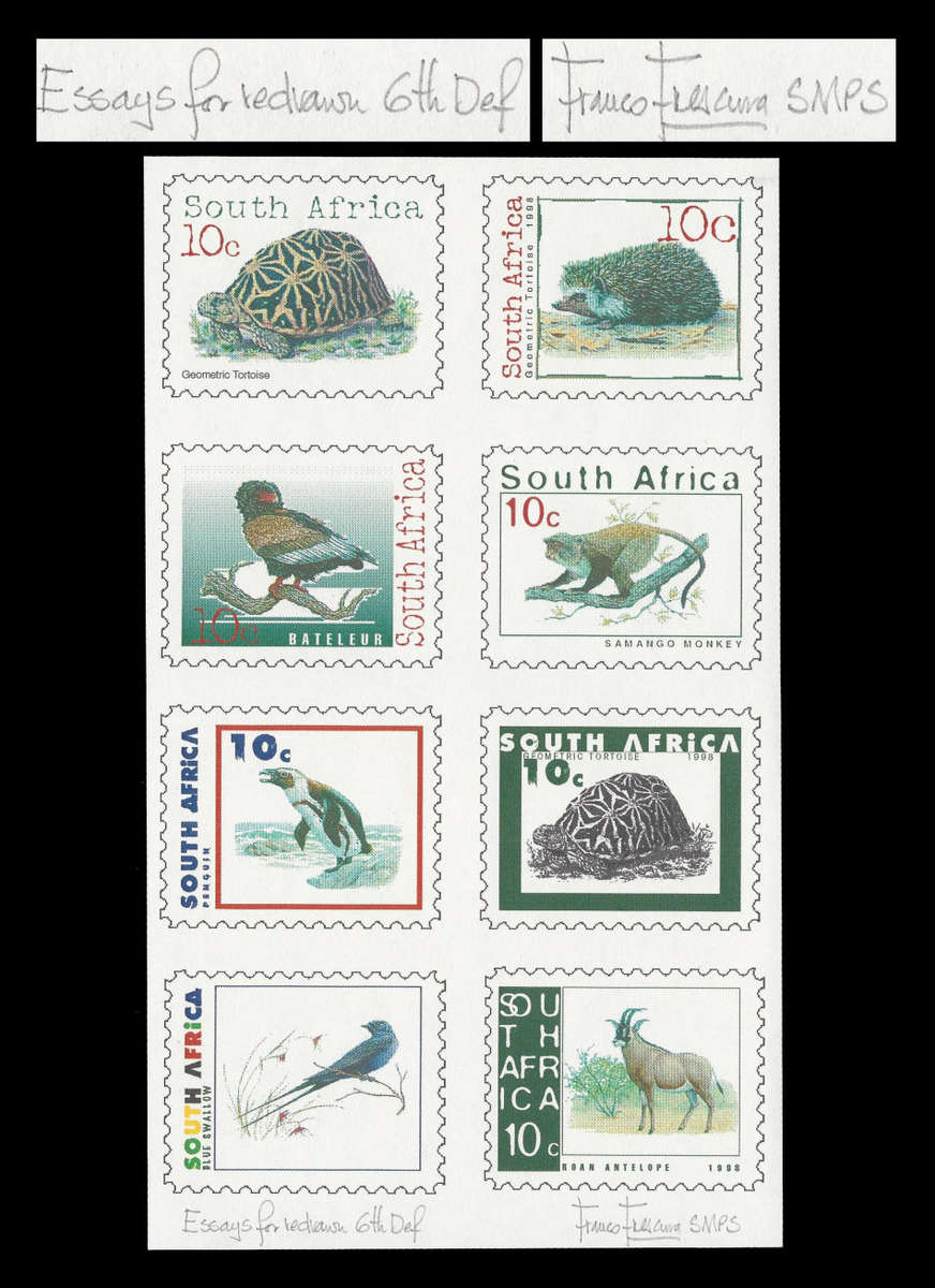 R.S.A.  Essay on Bond Paper. Signed by F. Frescura S.M.P.S.