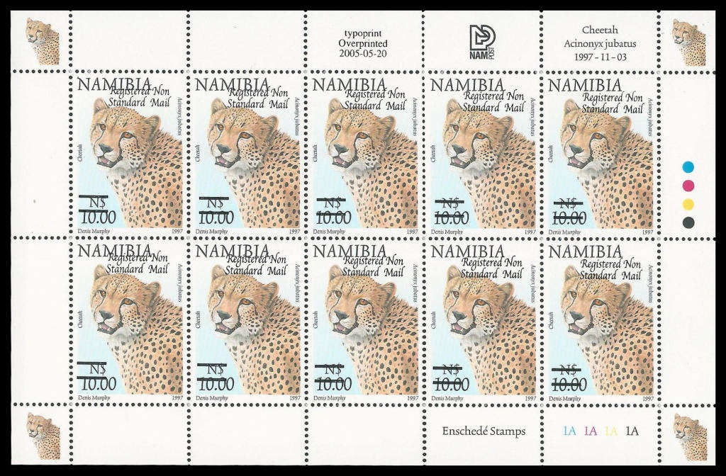 Namibia.  2005  Definitive Surcharges.  Unmounted mint. Catalogue value R2 000-00+.