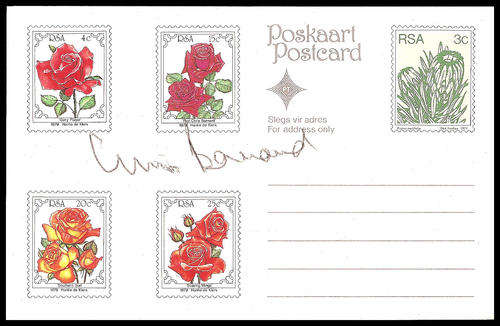 Original signature by CHRIS BARNARD.  FREE shipping.