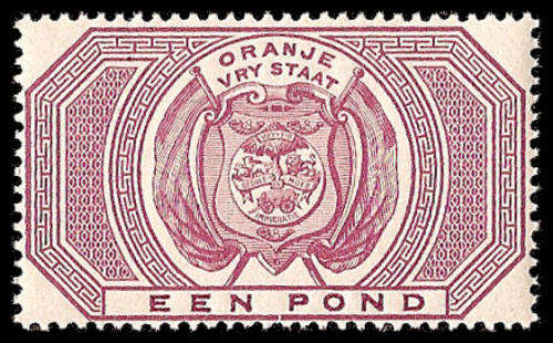 RARE STAMP!  Free State.  Catalogue Value R2 400-00.  Fine Unmounted Mint.
