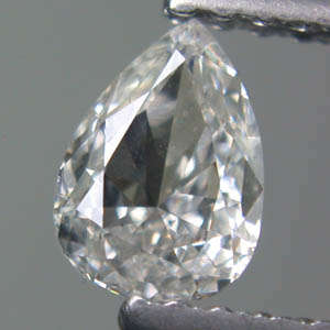 0.383ct Pear Shape Natural Diamond G / SI1-  E.G.L CERTIFIED