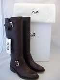 D&G WOMEN'S DS1555 E1566 BOOT BROWN