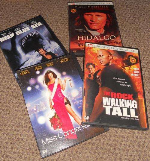 STACK OF 4 ORIGINAL MOVIE DVD'S