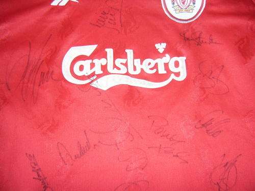 WOW Liverpool signed Football / Soccer Shirt