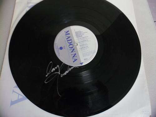 Madonna True blue signed LP