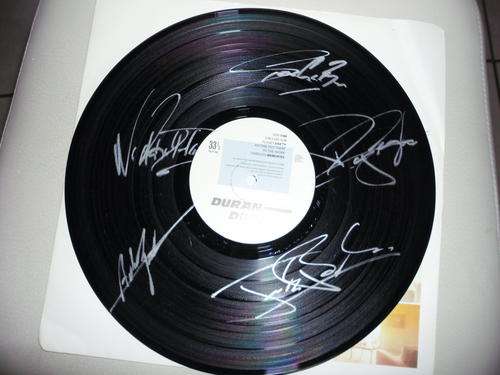 Duran Duran Signed LP wow!!