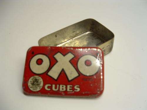 Antique OXO cube tin