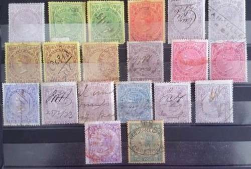 QV - Cape Town Stamp Act 1864 - Used Lot upto 2Pounds