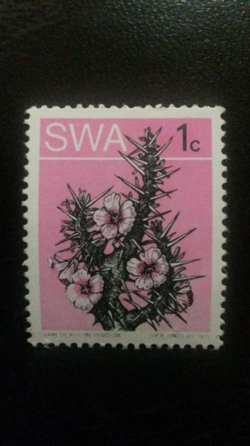 SWA - 1c - 1973 - VARIETY FADED PRINT + OFF SHADE - SUPERB RARE