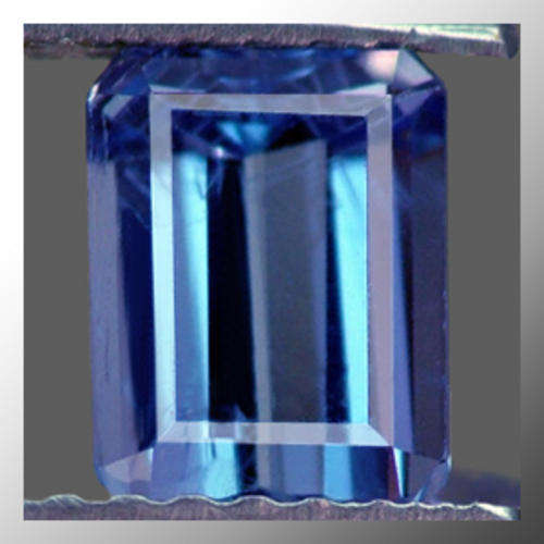 GISA Cerified 1.07ct - EMERALD CUT - NATURAL TANZANITE - Intense Violet BLUE - VS - Est. R 9 630