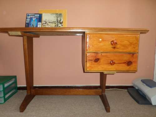 Wooden Desk and Wooden Chair - Second hand ***Collection ONLY from Jhb***