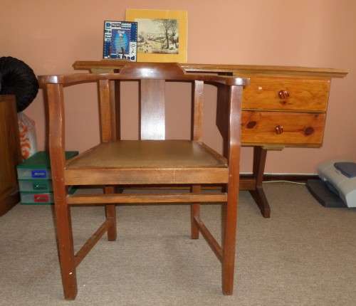 Wooden Desk and Wooden Chair - Second hand ***Collection ONLY from Jhb***