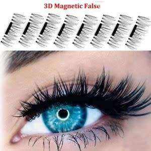 3D Magnetic Eyelashes and Tweezer Set - Reusable - Black