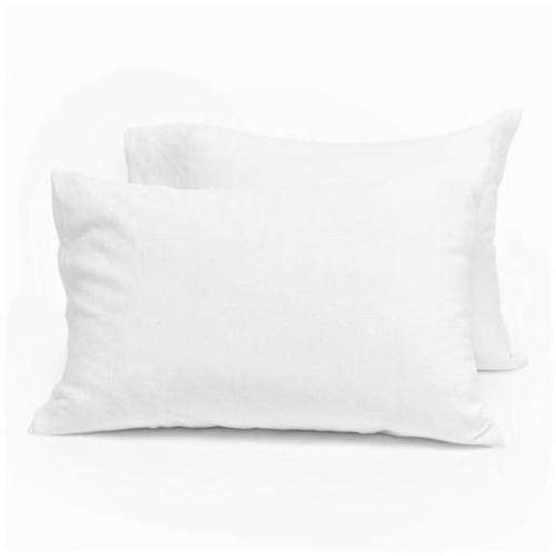 Polycotton 144 Thread Count Standard Pillow Cases Set - White