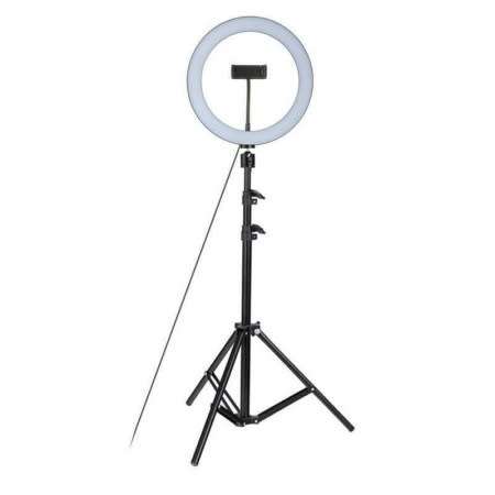 10 Inch LED Selfie Ring Light with Tripod Stand and Cellphone Holder - Multiple Mode