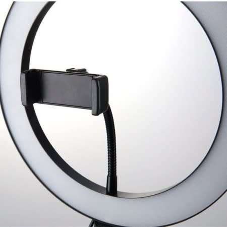 10 Inch LED Selfie Ring Light with Tripod Stand and Cellphone Holder - Multiple Mode
