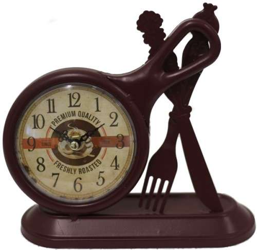 Gourmet Metal Table Clock