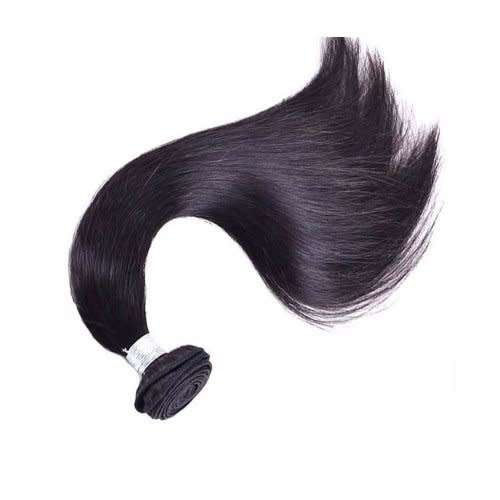 Heat Resistant Fibre Brazilian Hair 3 Bundles - 8, 10 and 12 Inches - Black