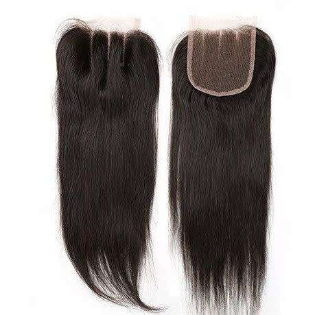 Virgin Brazilian Grade 10 Human Hair Closure - 12 Inches - Natural Colour 1B