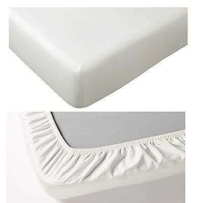 Polycotton Fitted Sheet - QUEEN - White  - SALE!!!