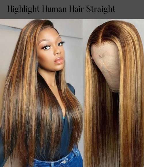 20 Inch 100% Virgin Brazilian Straight 13x1 Lace Front Wig - Piano Colour  **Please Read*