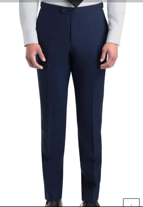Mens Quality Formal Trousers Size 44 Navy