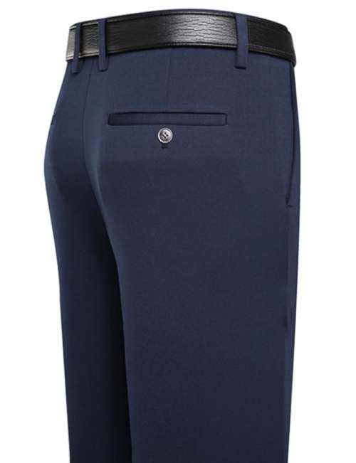 Mens Quality Formal Trousers Size 44 Navy