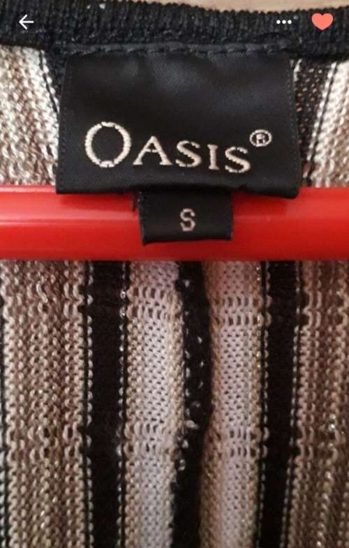 Ladies Flared Sleeve Knitted Top - Small