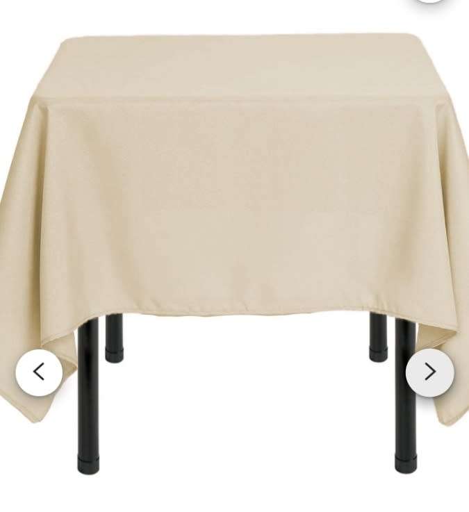 Rectangular Tablecloth - Taupe Colour - 150x250cm