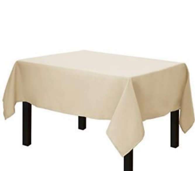 Rectangular Tablecloth - Taupe Colour - 150x250cm
