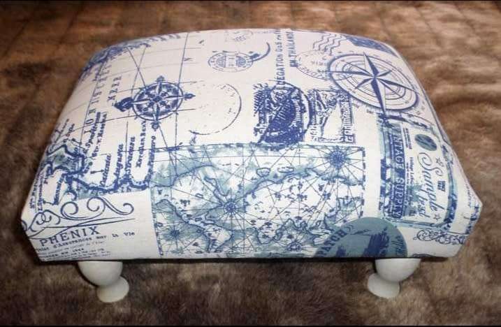 Vintage Style Footstool